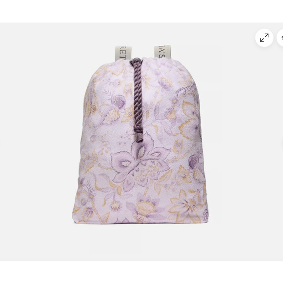 VICTORIA'S SECRET 2 IN 1 TERRYCLOTH PAISLEY LOGO BEACH TOWEL + BACKPACK 36 x 63 - Picture 4 of 5